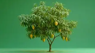 Mango Tree Green Screen Video | Smooth Zoom In & Zoom Out | 4K Ultra-Realistic