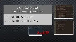 【AutoCAD】使い方 - リスプ(lisp)のリスト更新関数subst,entmodの説明