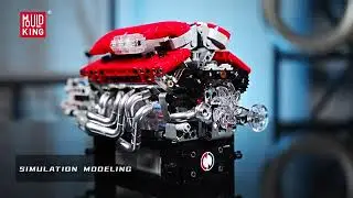 Mould King 10225 V8 / 10226 V12 / 10230 W12 Engine- Banggood Toy