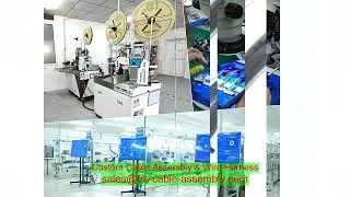 Custom Universal Axiliary Ac Radiator Fan Motorcycle Electronic Ultrasonic Wire Harness Cable Assemb