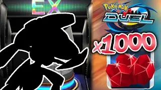 OUR FIRST EX!! Still Bad Luck Though | Pokemon Duel 1000 Gems BOOSTER OPENINGS