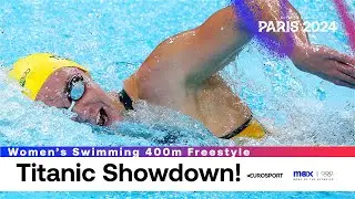 BREATHTAKING 🏊‍♀️ | Women's Swimming 400m Freestyle Highlights | Paris Olympics 2024 | #Paris2024