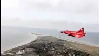 Saab 37 Viggen's last flight