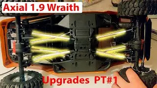 1.9 Wraith | UPGRADES pt.#1. Stainless links, SSD Steering & Battries