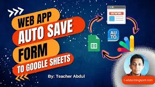 GAS Web Apps - Auto save score to Google Sheets