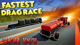 WORLDS FASTEST LEGO DRAG RACE! - Brick Rigs Gameplay Challenge and Creations