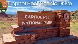 4K Scenic Drive Through Capitol Reef National Park, Utah!