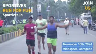 Sportives- Run for Fun 2.0. Running Event aims at Promoting Healthy Habits!!