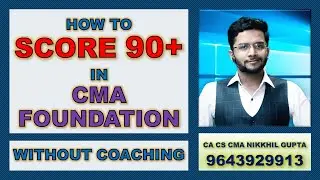 Score 90 in CMA Foundation || WITHOUT COACHING