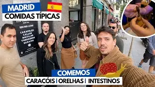 COMIDA TÍPICA ESPANHOLA QUE NINGUÉM TE CONTA | Caracol, Orelha e Intestino