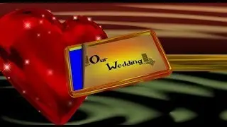 4K Ultra HD Animation OUR WEDDING INTRO Blue Screen AA VFX