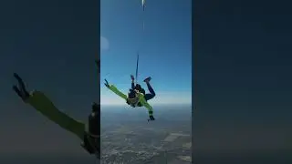 INSANE front flip/parachute deployment 🪂 REAL SPEED