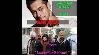 Salman Khan Gets **Death Threat**  from **Lawrence Bishnoi**