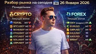 Разбор рынка Форекс + Crypto Понедельник 26.01.2026