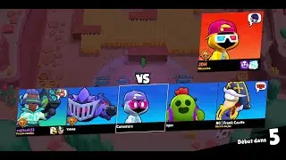 Brawl Stars - 5v1 Combat De Geant Gameplay fran&ccedil;aise - (iOS, Android)😂