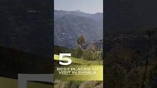 #Shimla #top 5 Tourist places in shimla #5 best places to visit in shimla