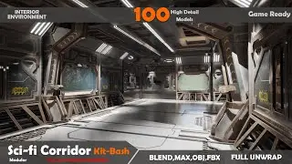 Scifi Interior Kitbash 