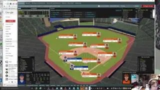 OOTP Baseball 17 - Dodgers 1948 - opener vs Giants