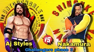Aj Styles vs 5 star Shinsuke Nakamura challenger wwe mayhem