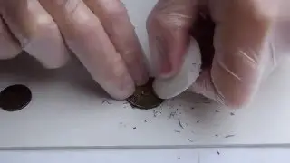 Koperen en bronzen munten reinigen - My way to clean copper and brass coins