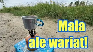 Turystyczna, kieszonkowa mini kuchenka z Aliexpress /420