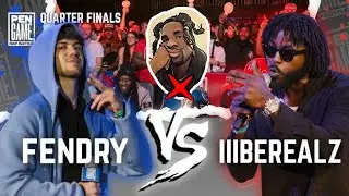 FENDRY VS IIIBEREALZ | PenGame Rap Battle 2025 XERAPH REACTION!!!