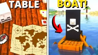 Minecraft: 10+ Pirate Build Hacks & Tricks!