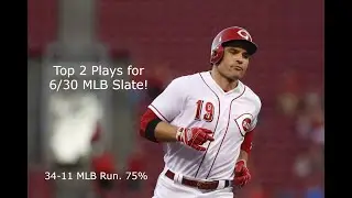 YouTube POD:  Top Props, Bets and Predictions for 6/30 MLB Slate! 71%  June record!