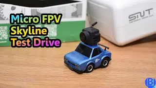 SNT Q25-R27 1/100 FPV Skyline - Test Drive Raw Footage