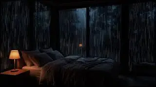 Dark Fantasy Forest Rain Soundscape, Calming Rain for Sleep During Long Insomnia Nights Slowly