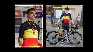 Wegwielrennen U19 Hoogstraten 1/06/2025 Mathias De Keersmaeker Kampioen van België 2025