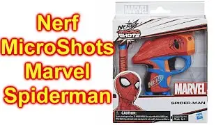 Nerf Micro Shots Dart Launcher Marvel Spider Man Toy Blaster