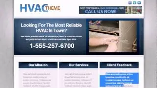 HVAC Web Design Theme