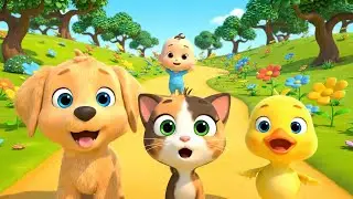 Duck Sleeps in Tent | Funny and Cute Kids Nursery Rhyme Animation