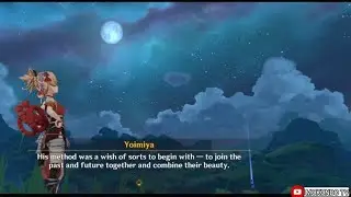 Genshin Impact 3.7 - Yoimiya At Devantaka Mountain Talking about Meteor Shower (Cut scene Dialogue)