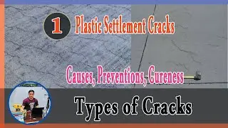 plastic settlement cracks in concrete