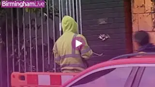 Watch mystery man in high-vis drill 'Ozzy Osbourne bat' by Crown Pub in secret stunt