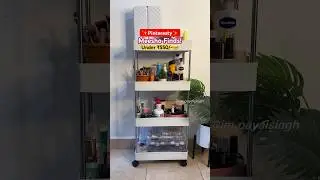 Pinteresty Meesho Finds Under ₹550/-🥹|Moving Trolley Storage with 4 section🌷#meeshofinds #trolley