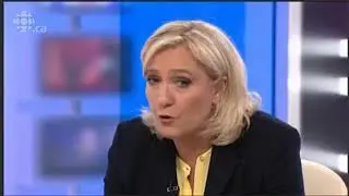 Insulte   Entrevue d'Anne Marie Dussault avec Marine Le Pen