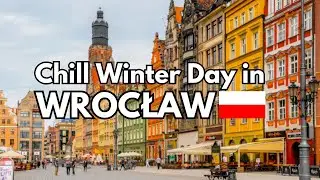 Grey & Cozy Winter Walk in Wrocław, Poland | Old Town, Churches, Market Square, Local Food