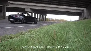 RoadsterSport Race exhaust by Goodwin Racing / Mazda Miata MX5 2016 (sound on!!!)