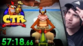 C&Aacute;MARA BUG IRL xD en NUEVO R&Eacute;CORD en Crash Team Racing SPEEDRUN del TDYU :D