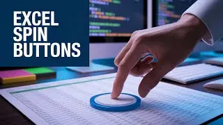How to Add Spin Buttons in Excel || Add buttons to a spreadsheet