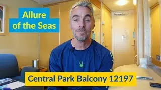 Allure of the Seas Central Park Balcony 12197 Full Tour & Review | Royal Caribbean