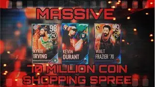INSANE 70 MILLION COIN NBA LIVE MOBILE 18 SHOPPING SPREE!!
