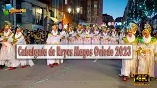 CABALGATA DE REYES MAGOS OVIEDO ,4k uhd Video 2023