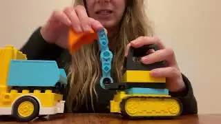 Review of LEGO DUPLO Town Truck & Excavator Construction Vehicle Set #ad #stemtoys #preschoolplay
