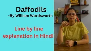 #Poem Daffodils by William Wordsworth#Line by line explanation#English#