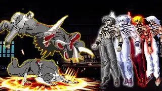 [Mugen KOF] Nightmare White Wolf Yamazaki VS Orochi Team