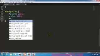 PHP Web Development - How To Make A Website Tutorial 6 - Making Navigation Div
